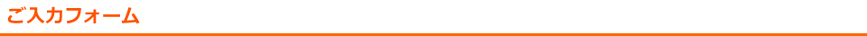 ご入力フォーム